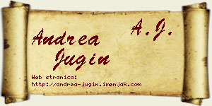 Andrea Jugin vizit kartica